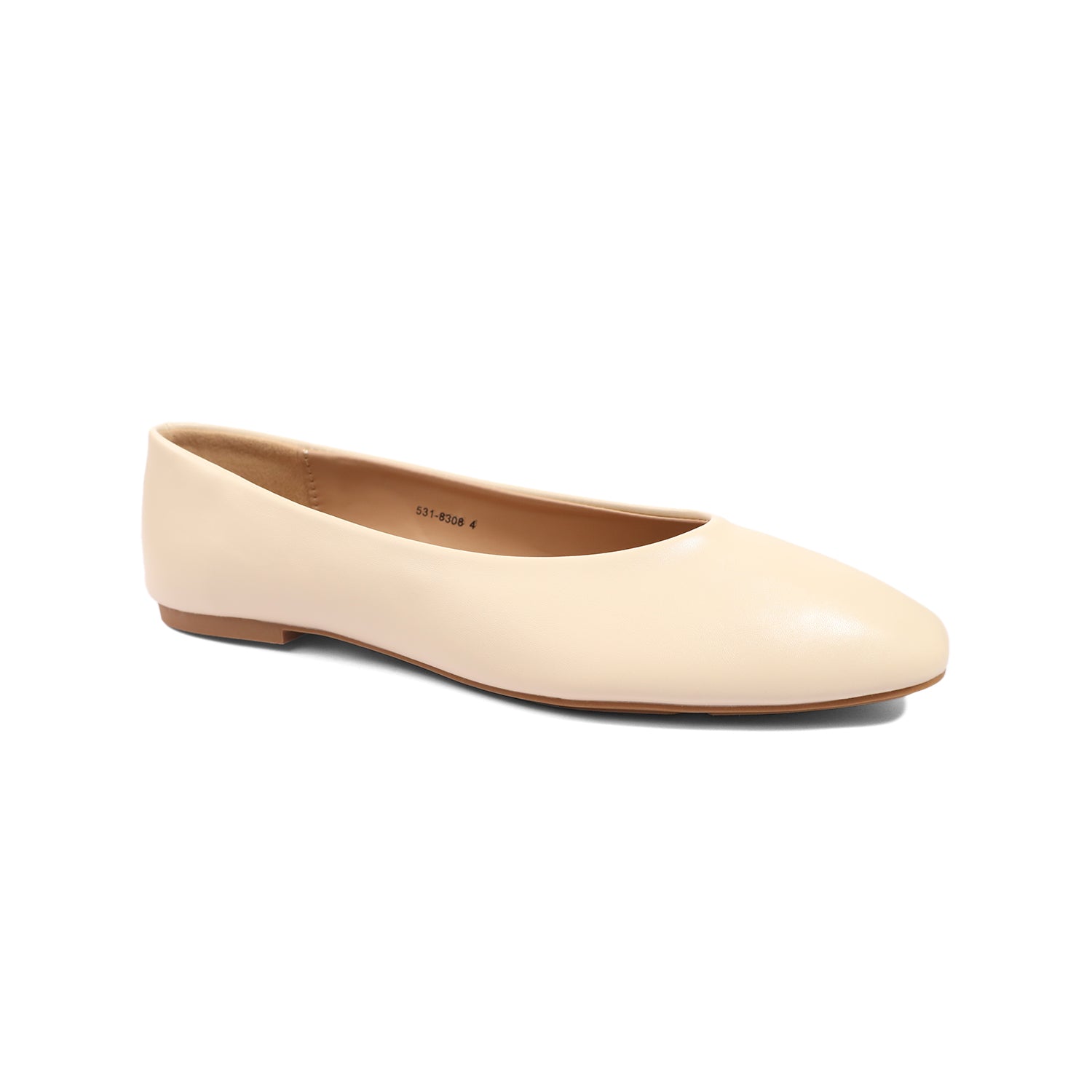 Bata Women Off White Ballerina