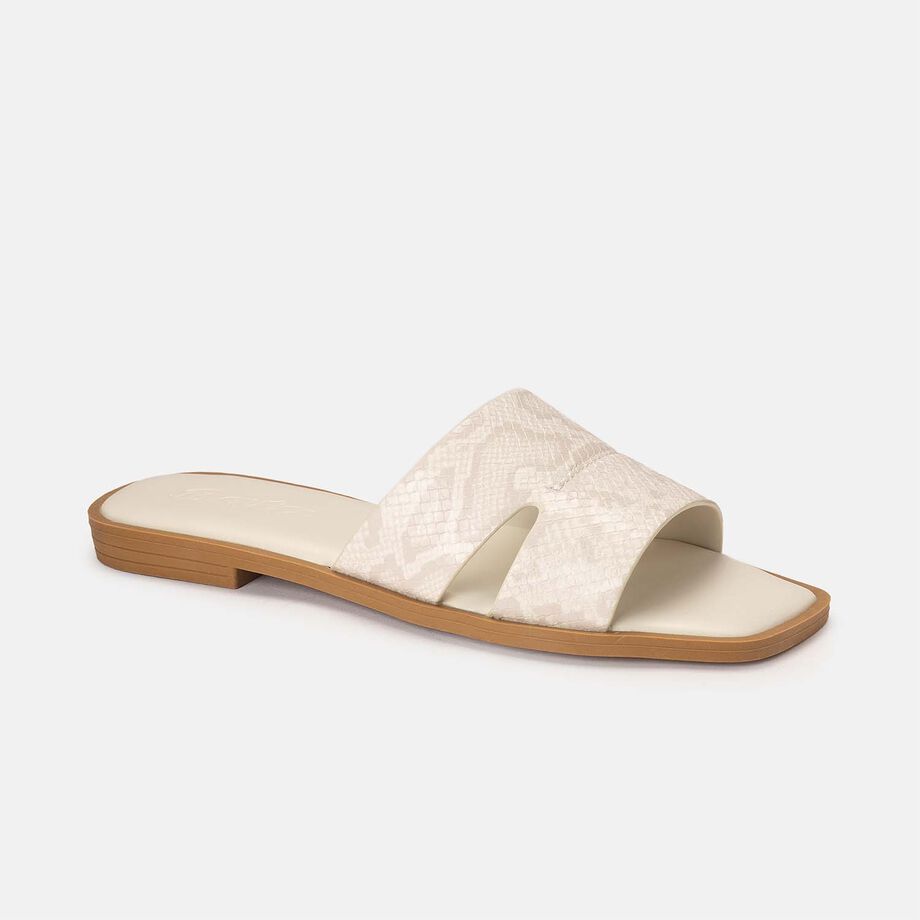 Bata Women Off White Sandal