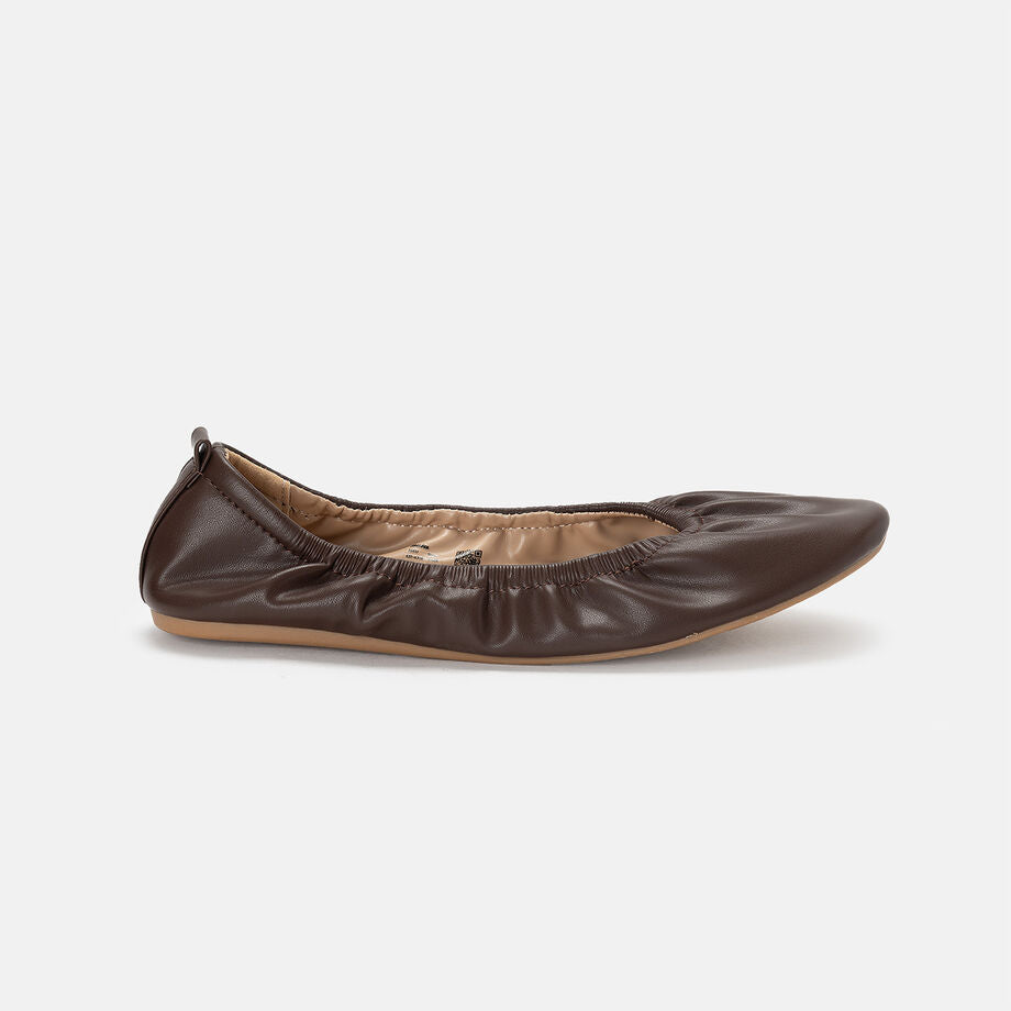Bata Women Chocolate Ballerina