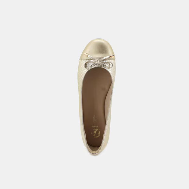 Bata Women Gold Flat