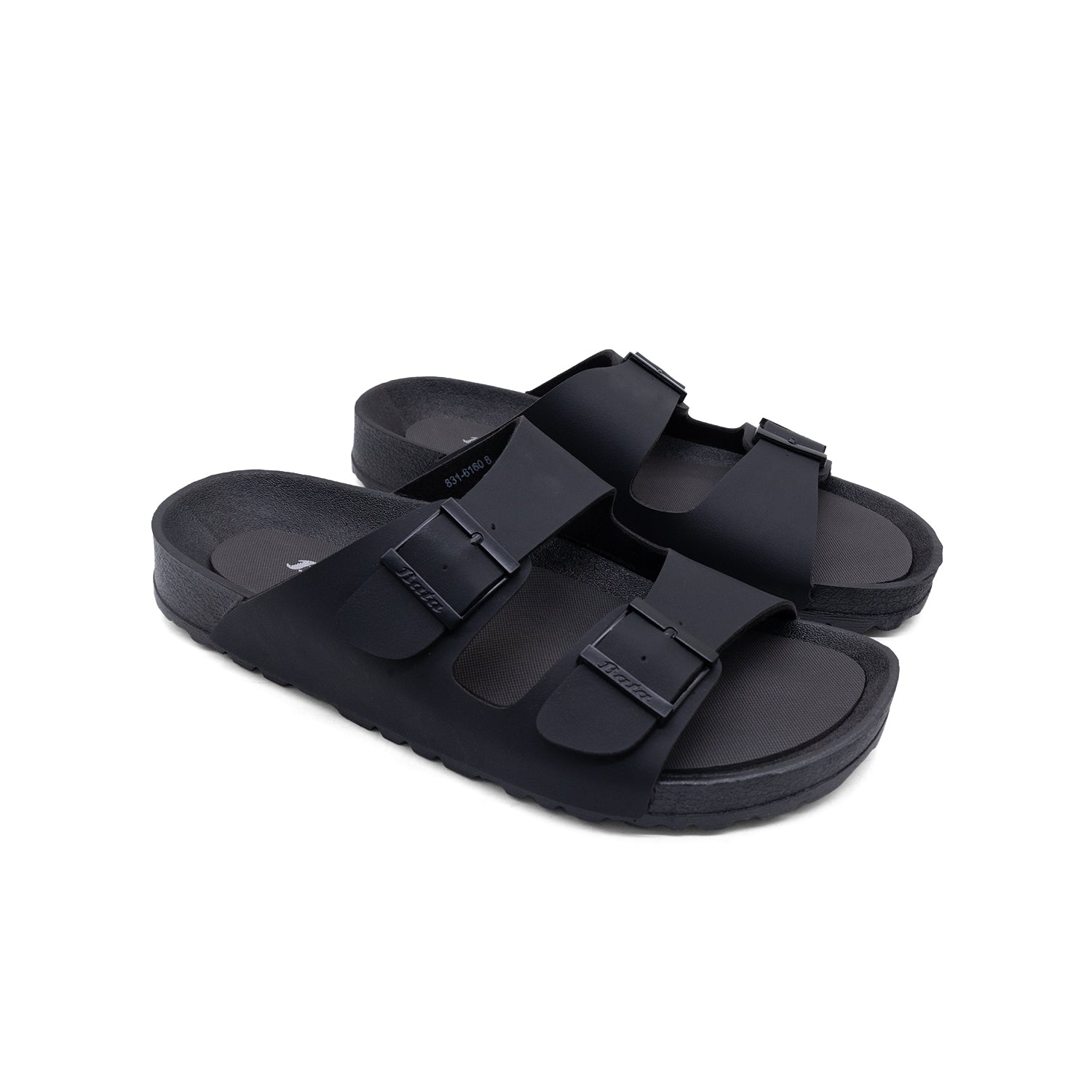Bata Men Black Sandal