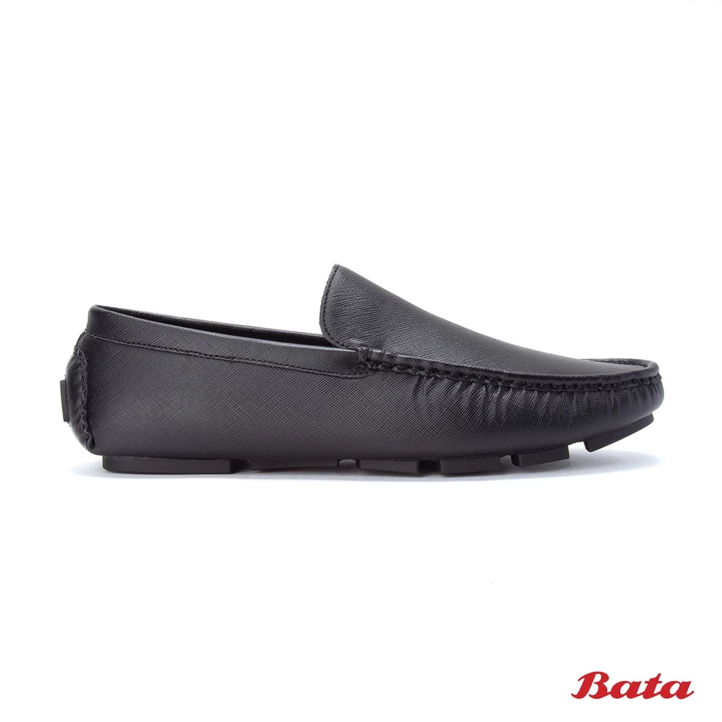 Bata Flexible Men Black Loafer
