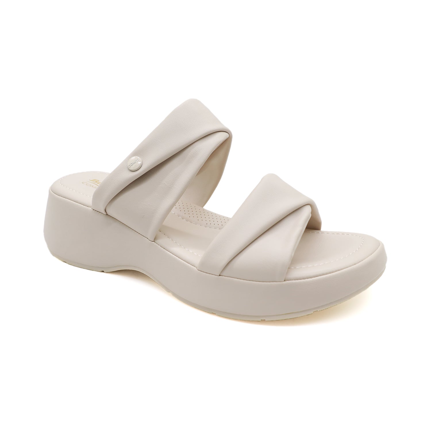 Bata Comfit Women Ivory Sandal