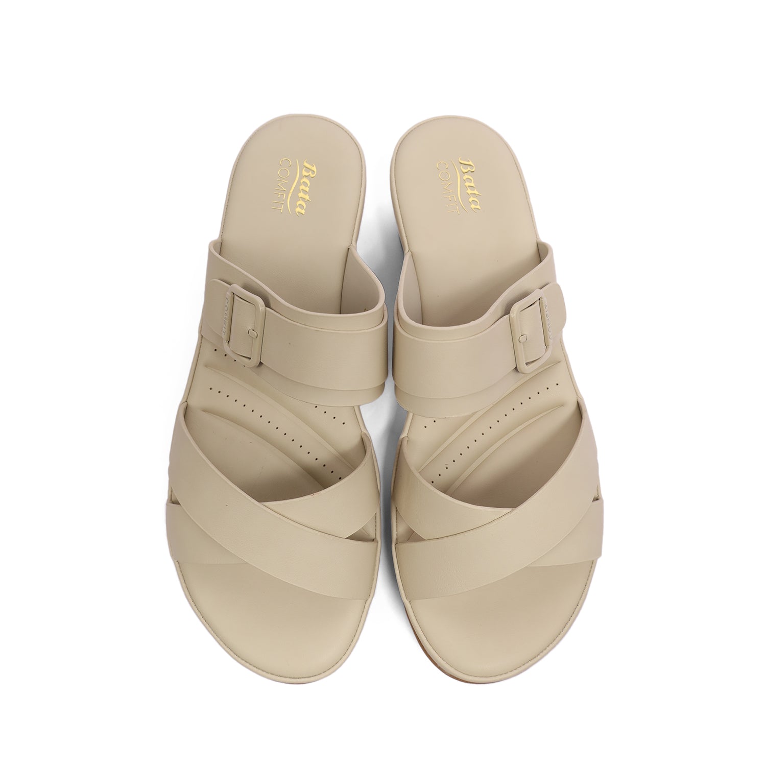 Bata Comfit  Women Beige Sandal