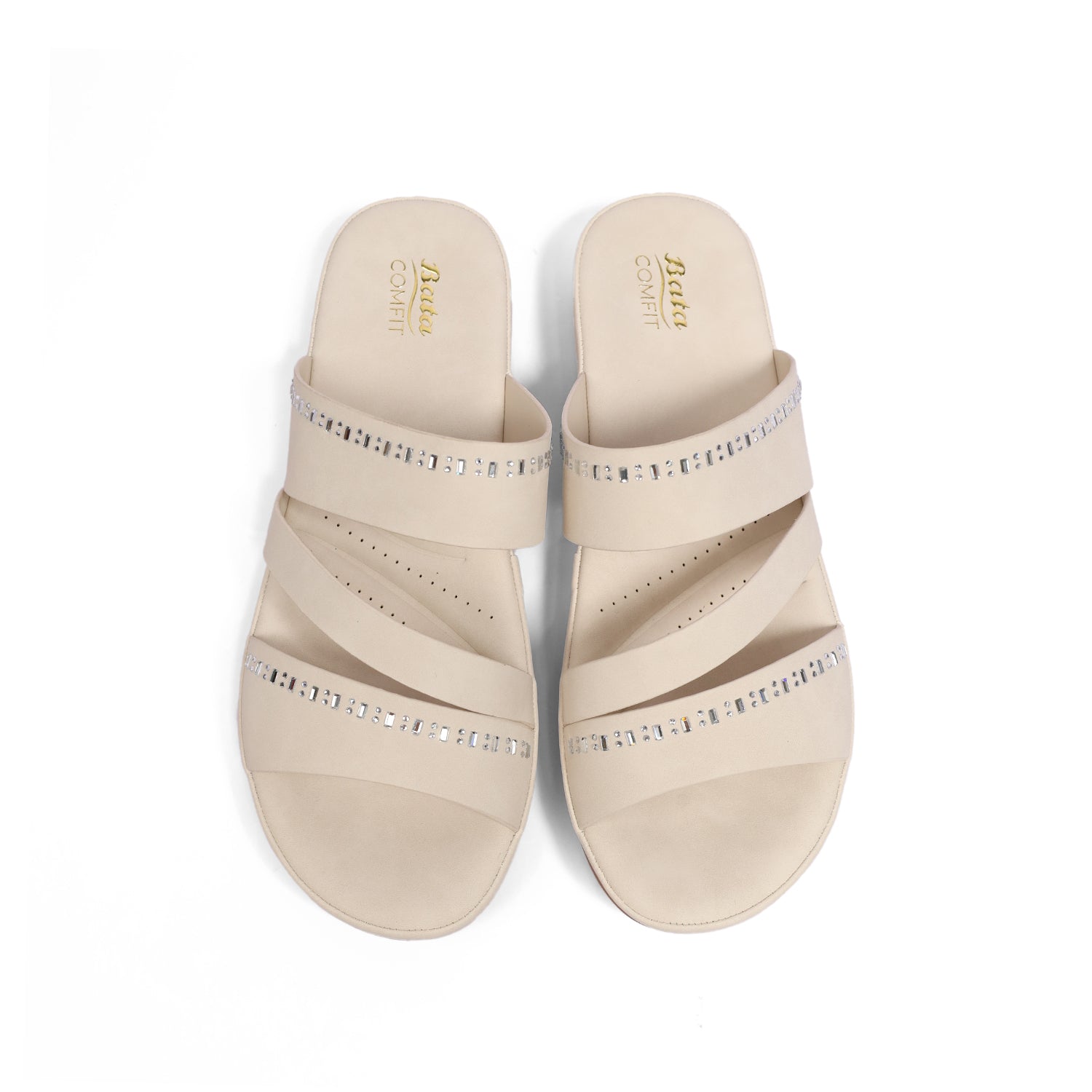 Bata Comfit  Women Off White Sandal