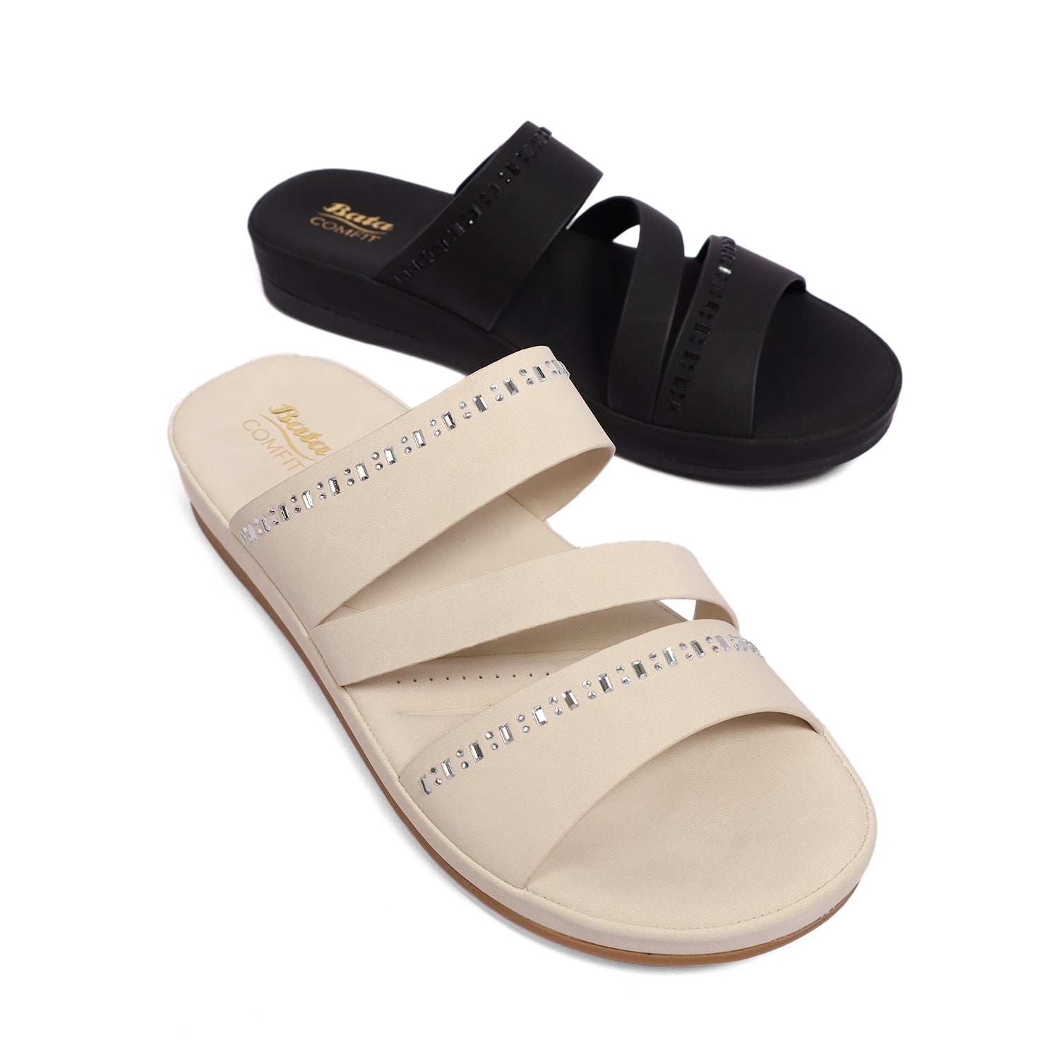 Bata Comfit  Women Off White Sandal