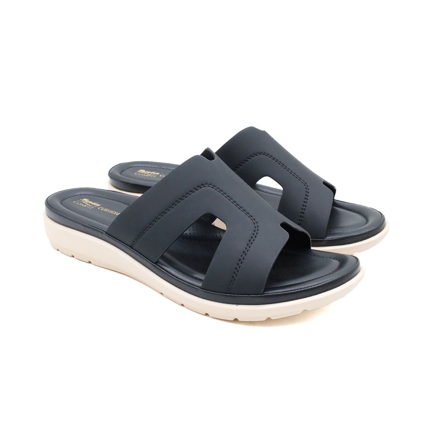 Bata Comfit Women Black Sandal