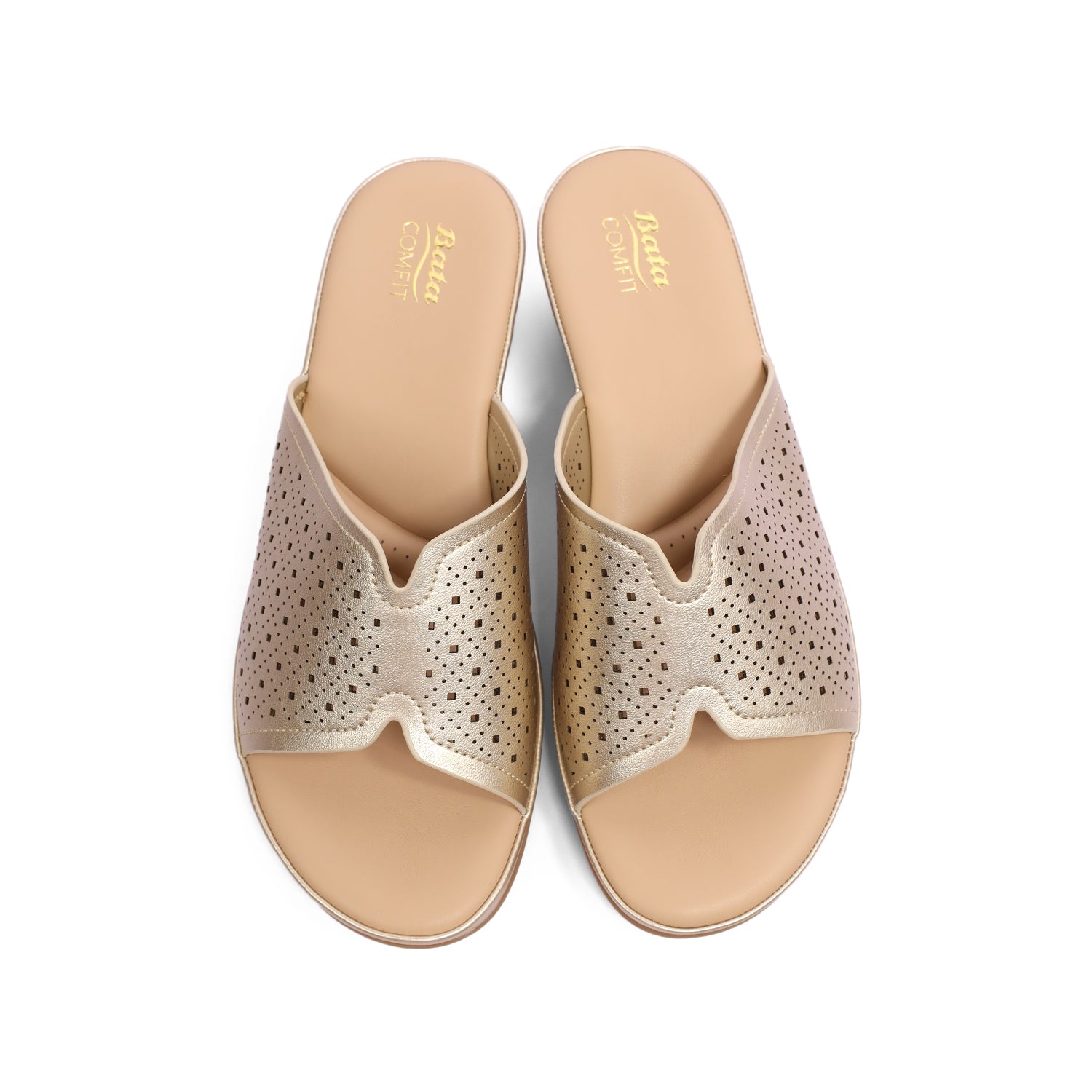 Bata Comfit  Women LT Gold Sandal