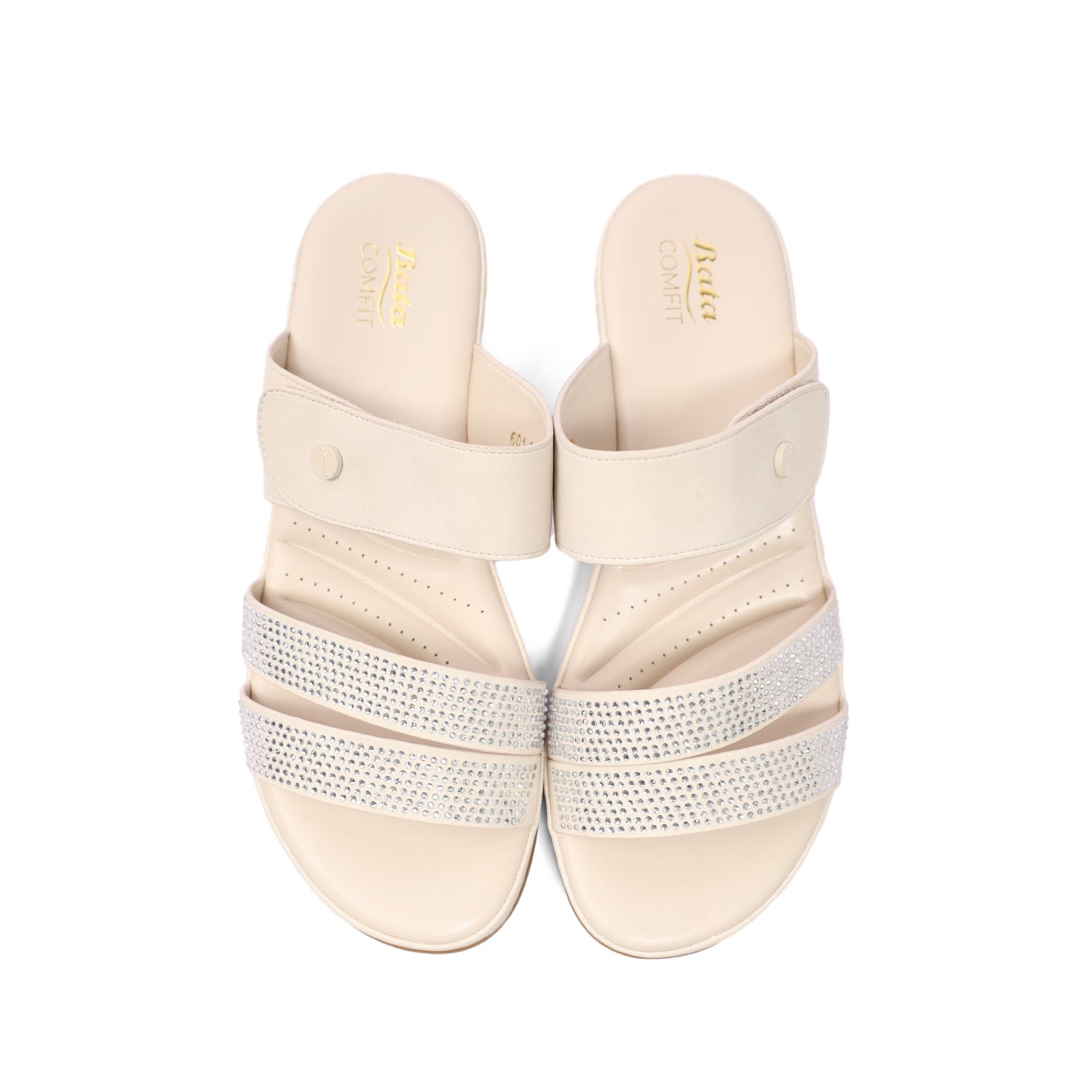 Bata Comfit  Women Off White Sandal