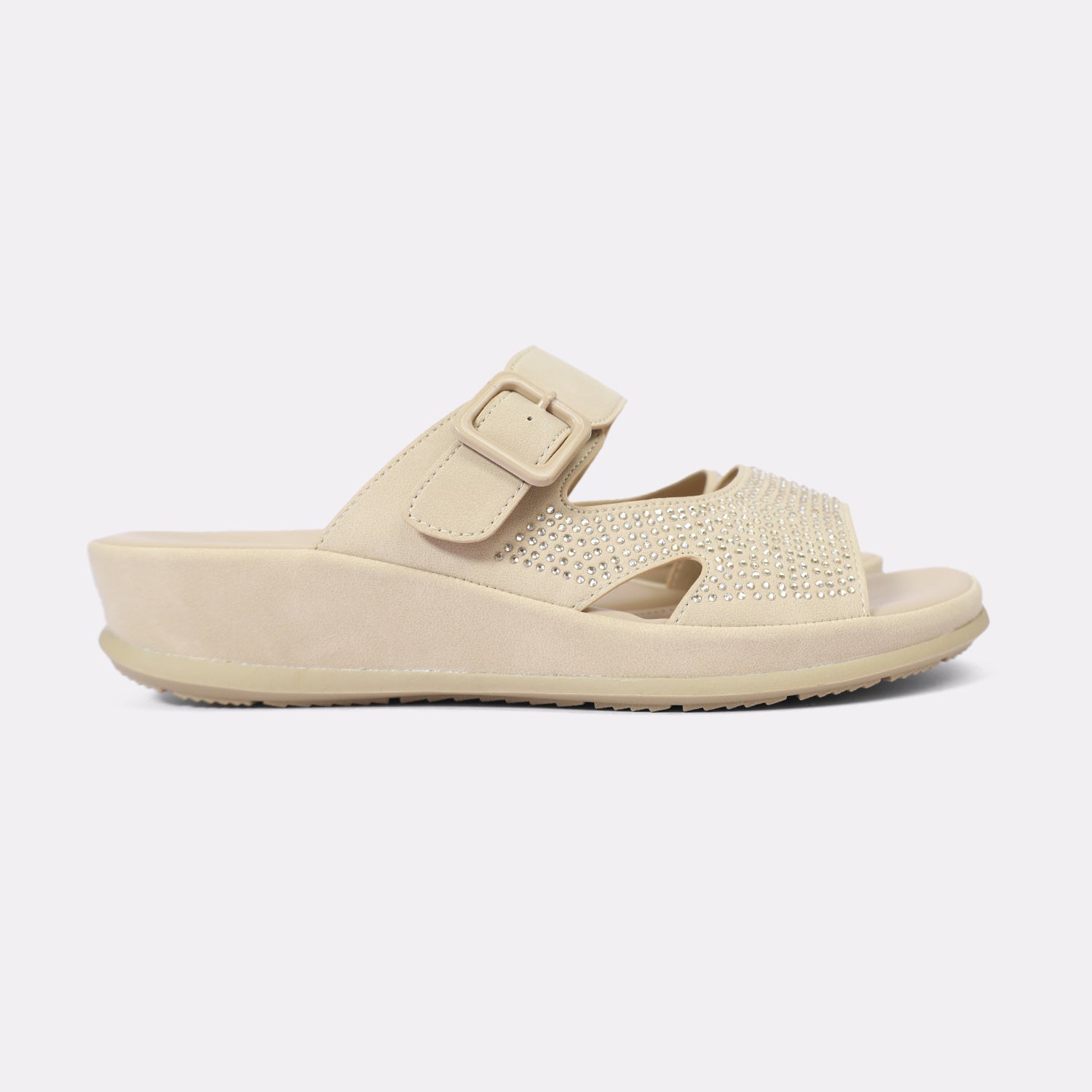 Bata Women Light Gold Sandal