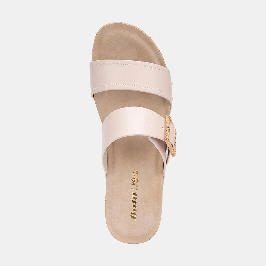 Bata Women Beige Sandal