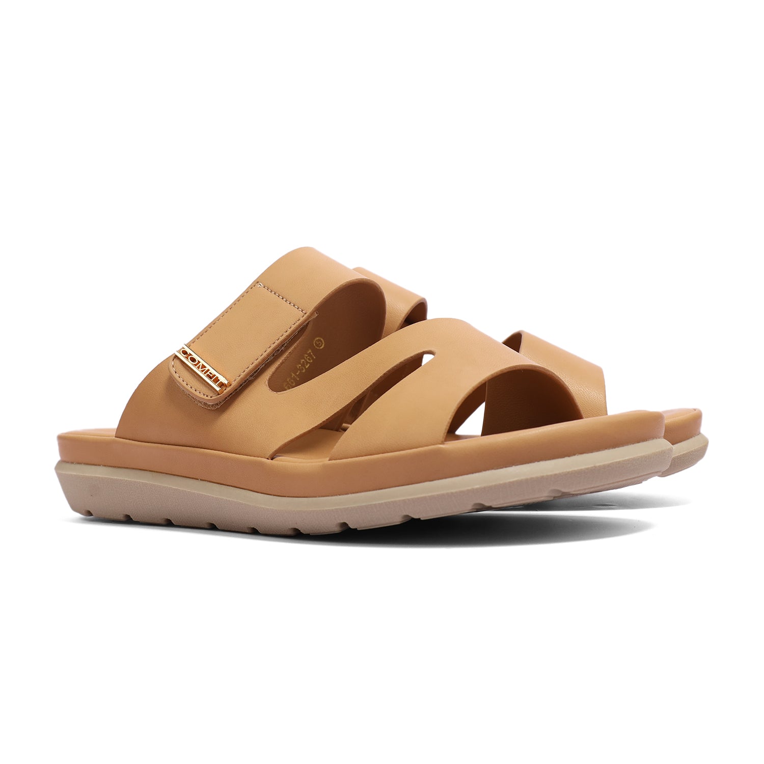 Bata Comfit  Women Camel Sandal