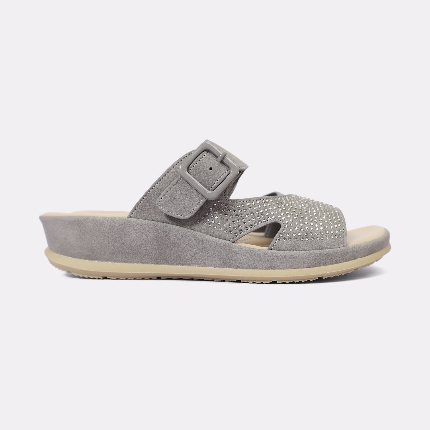 Bata Women Grey Sandal