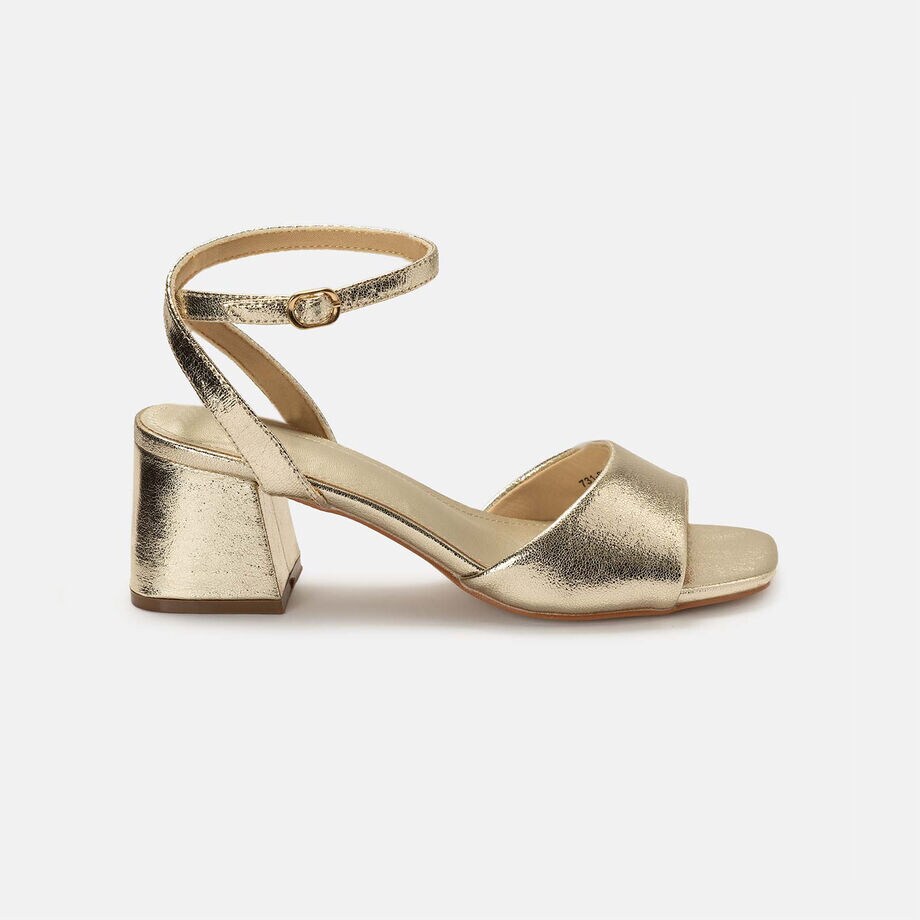 Bata Women Light Gold Heel