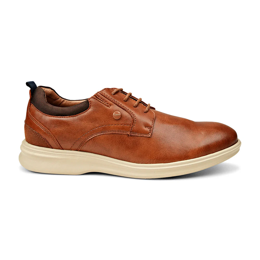 Bata Men Tan Lace Up