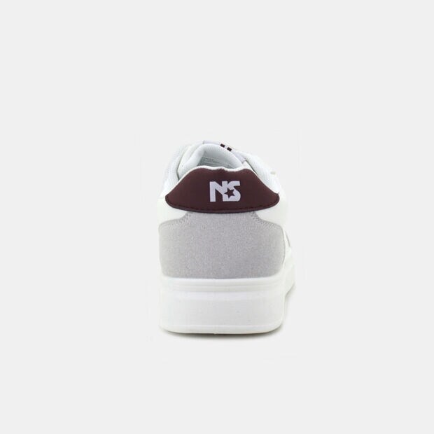 Northstar Men White-Burgundy Sneaker