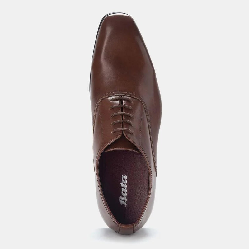 Bata Comfit Men Brown Lace Up