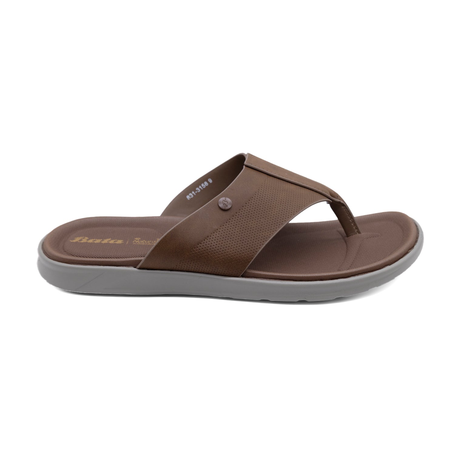 Bata Men Camel Sandal