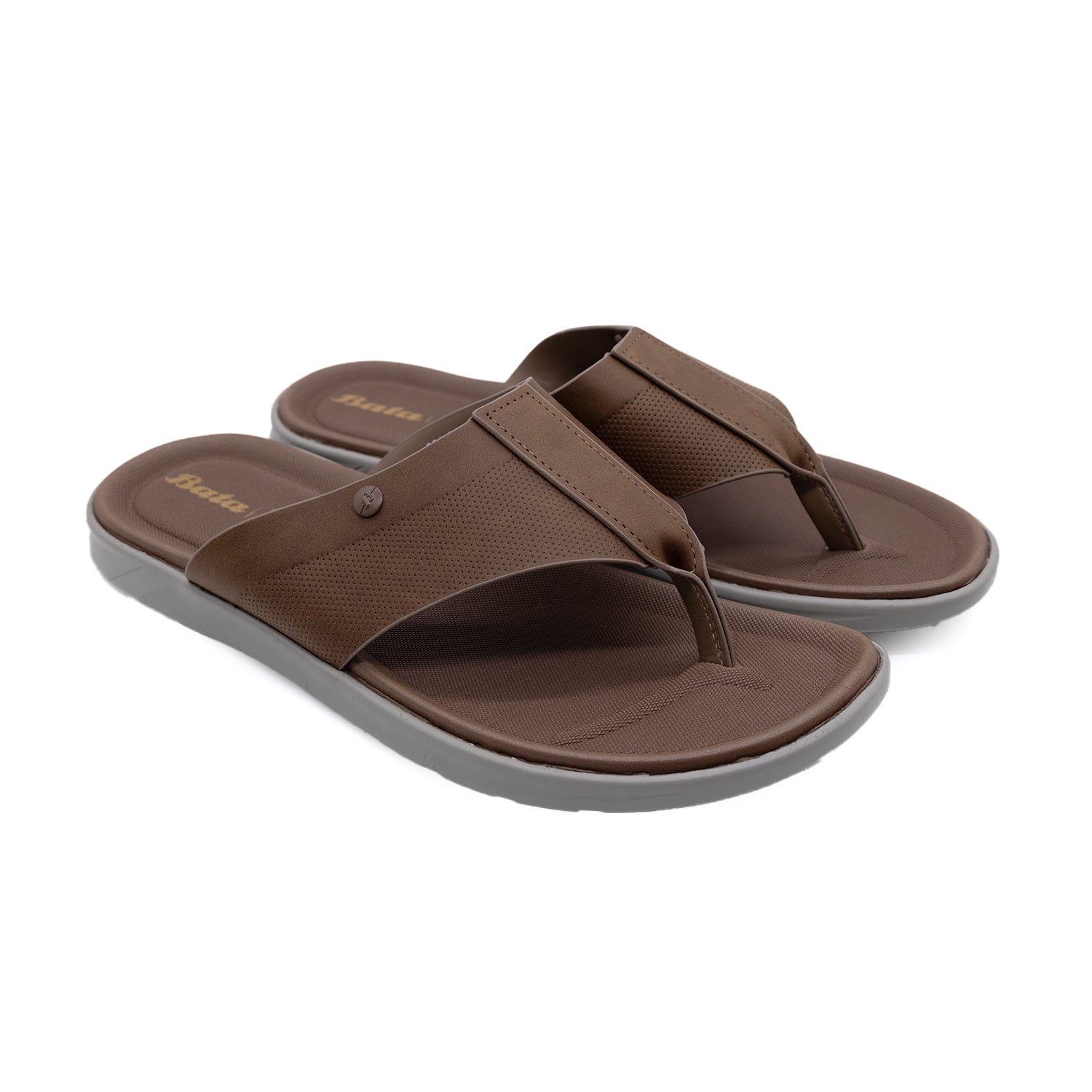 Bata Men Camel Sandal