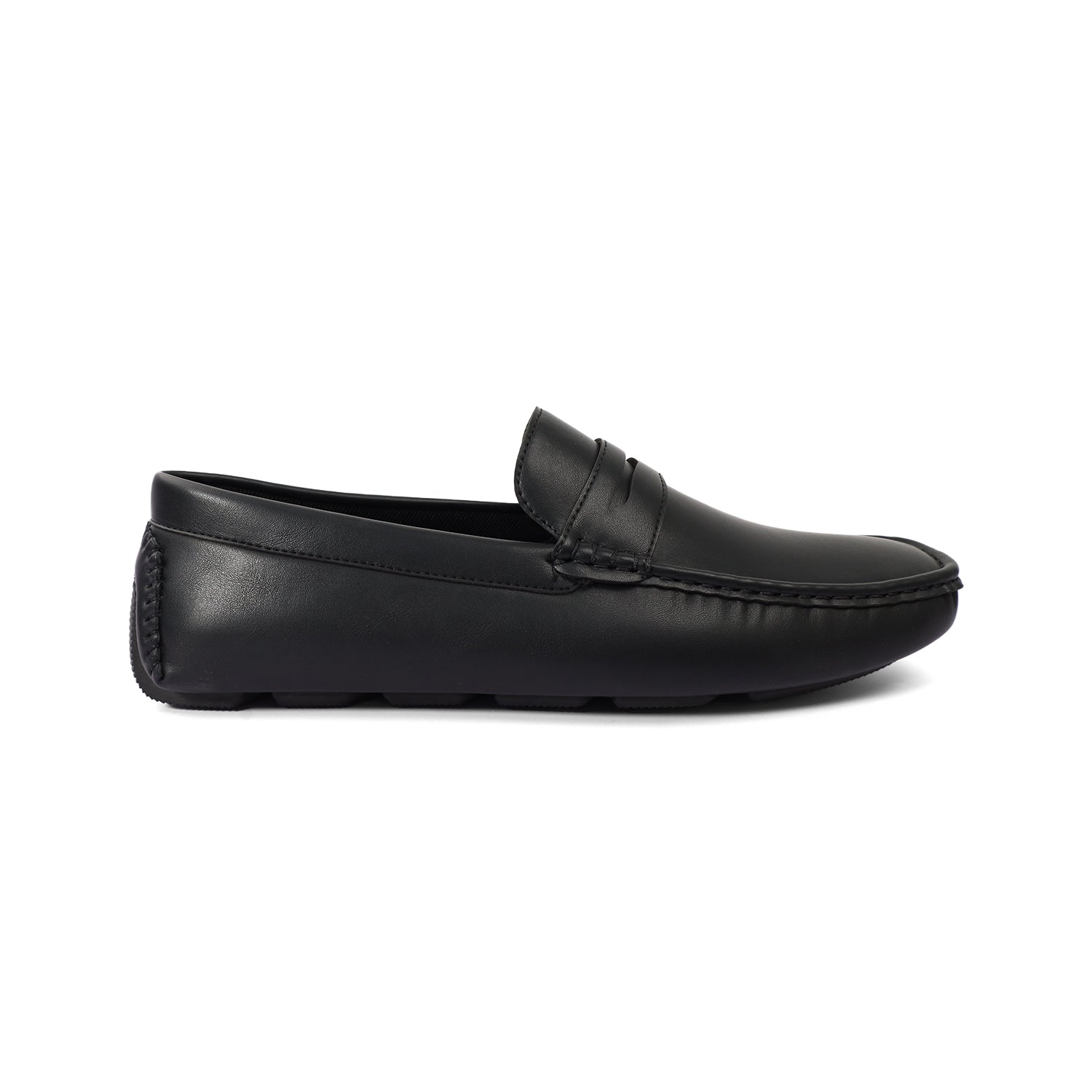 Bata Flexible Men Black Loafer