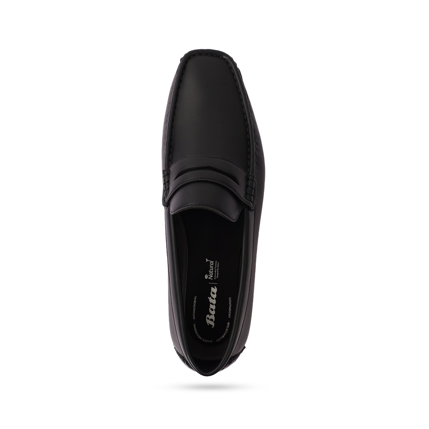 Bata Flexible Men Black Loafer