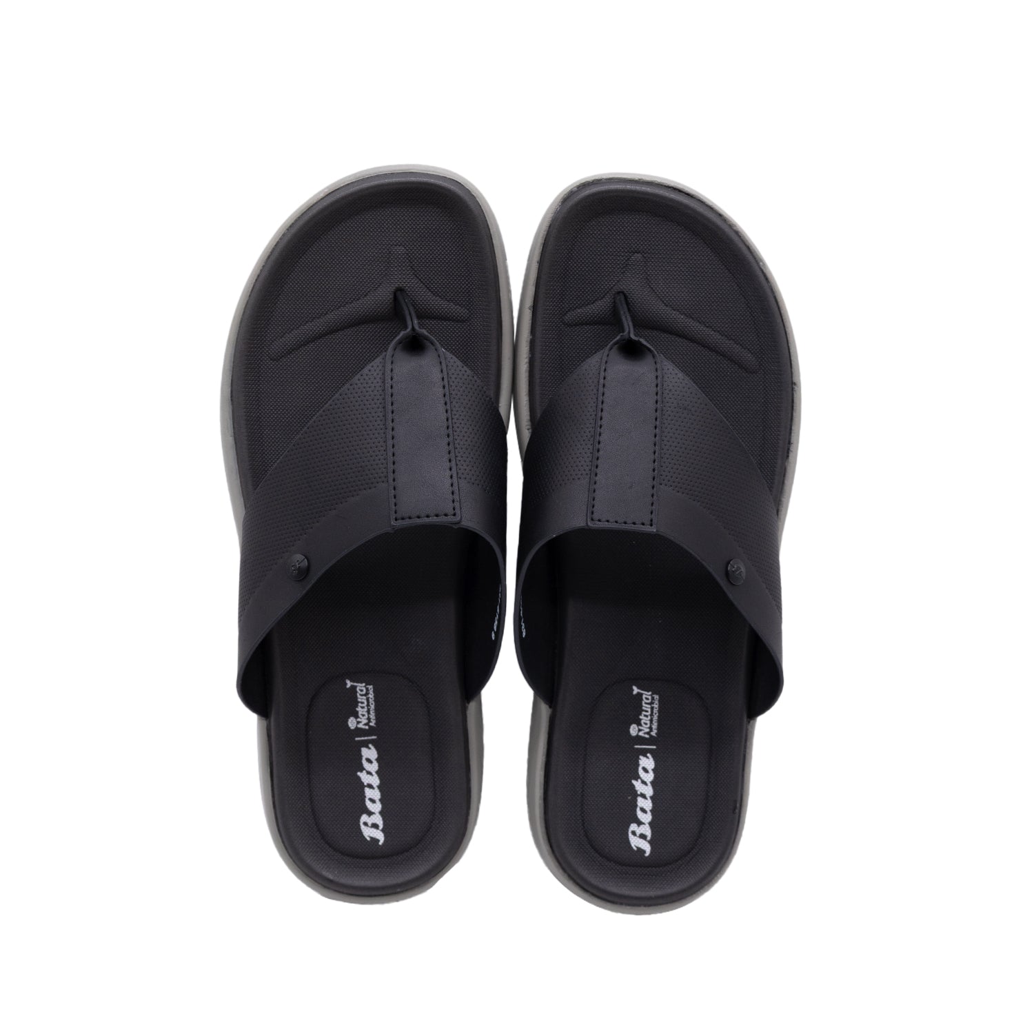 Bata Men Black Sandal