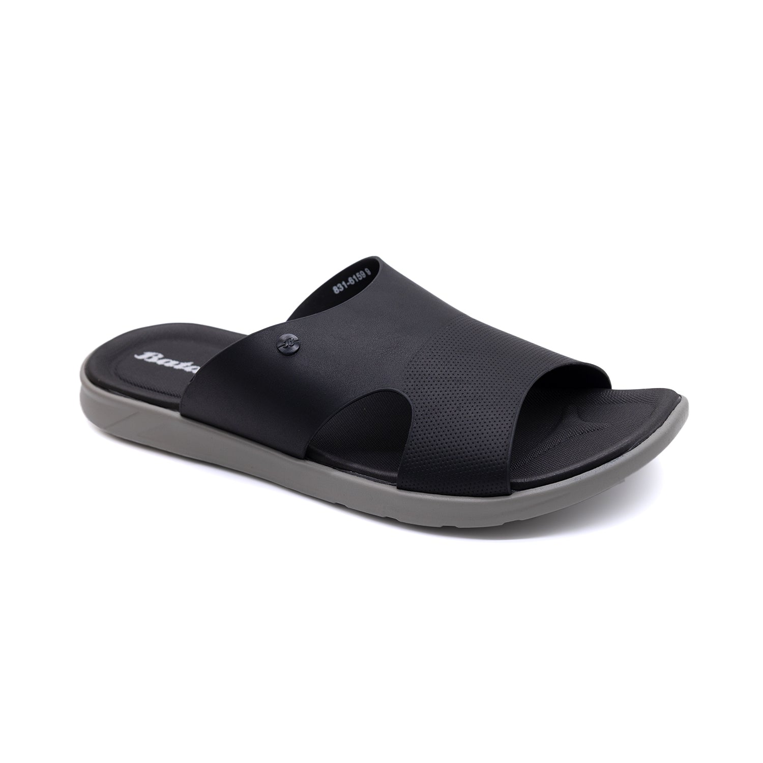 Bata Men Black Sandal