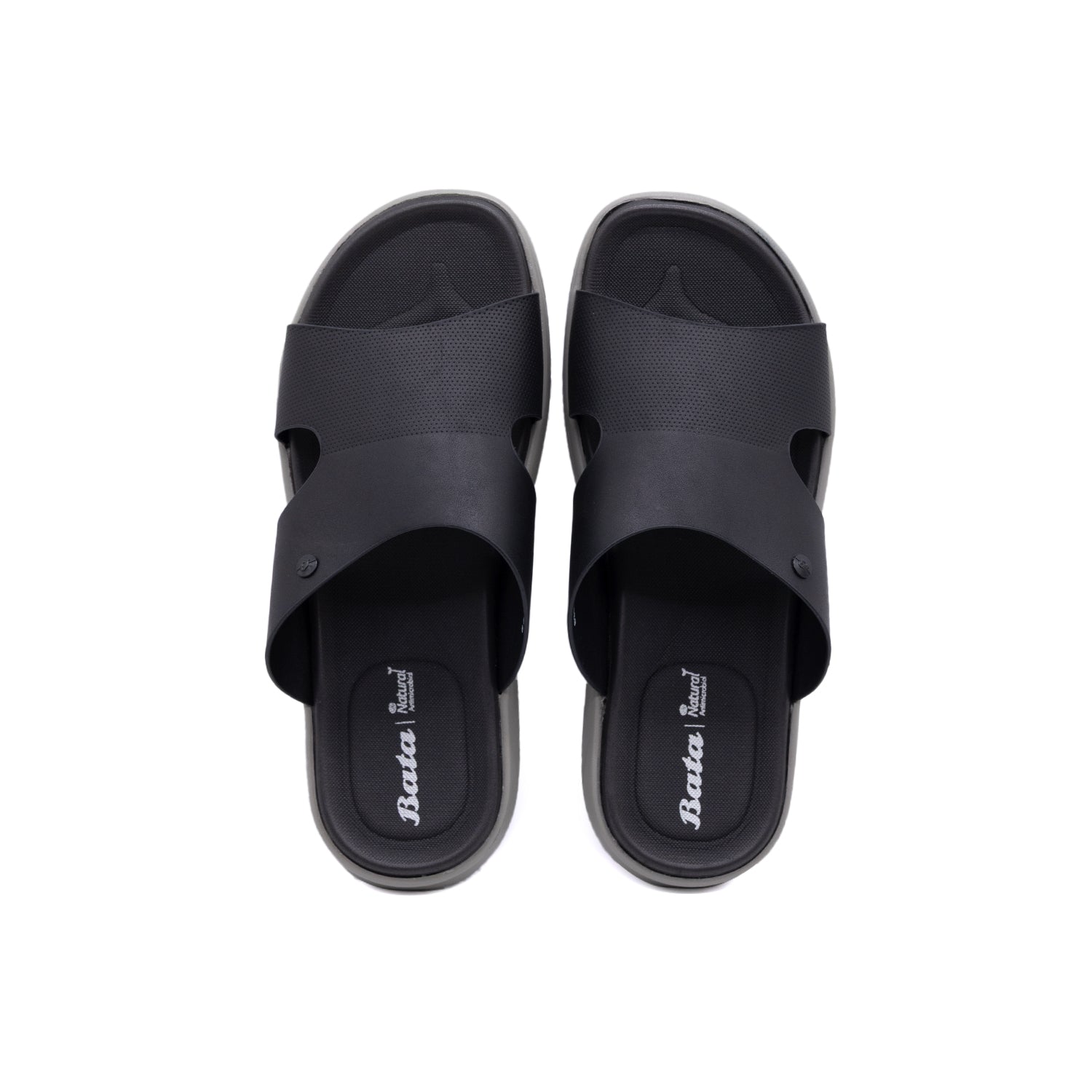 Bata Men Black Sandal