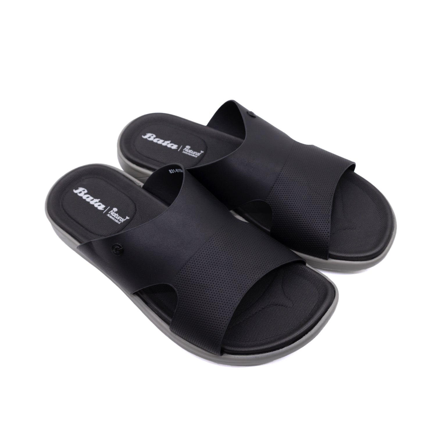 Bata Men Black Sandal