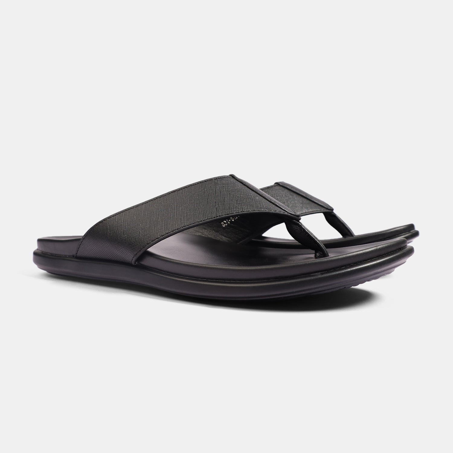 Bata Men Black Sandal