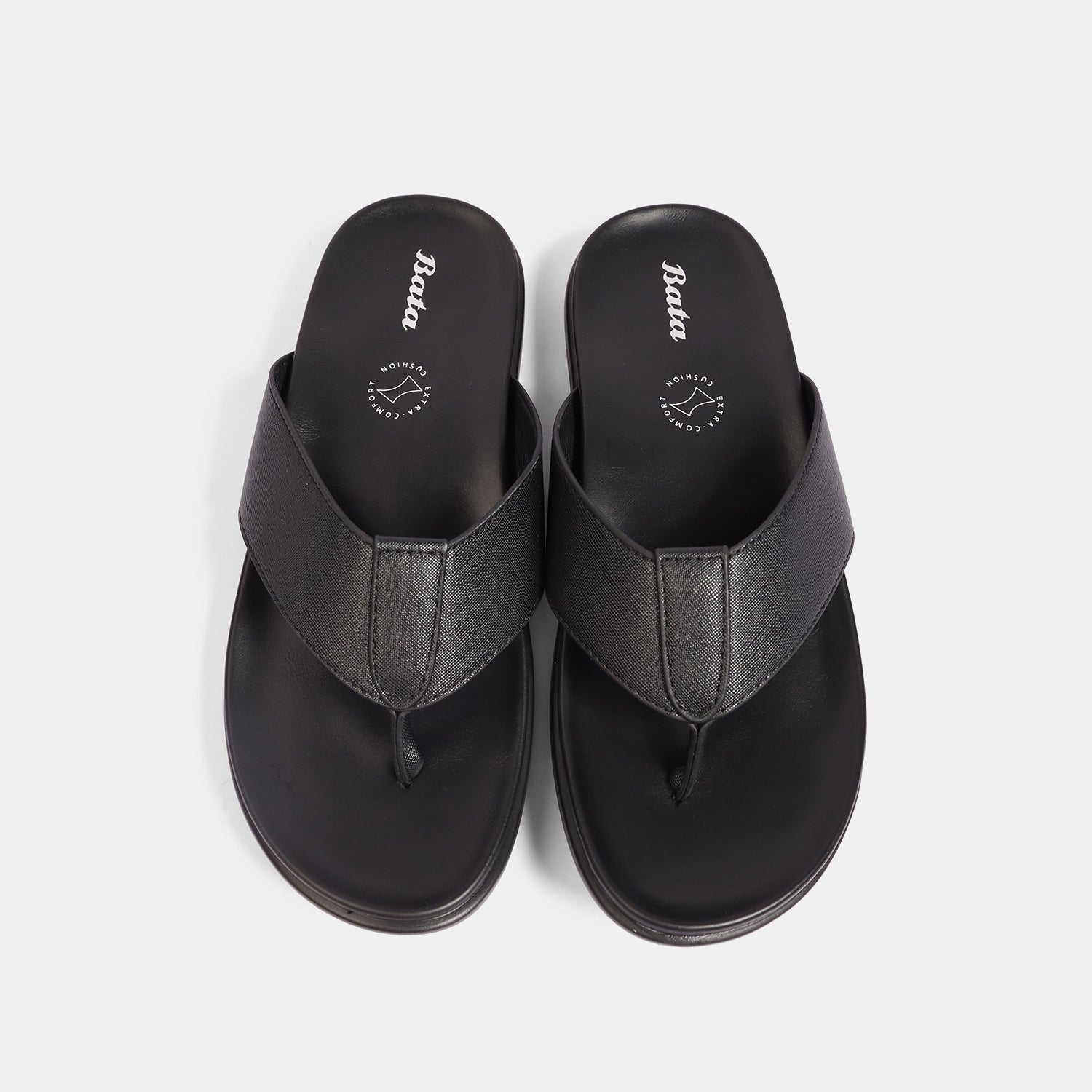 Bata Men Black Sandal