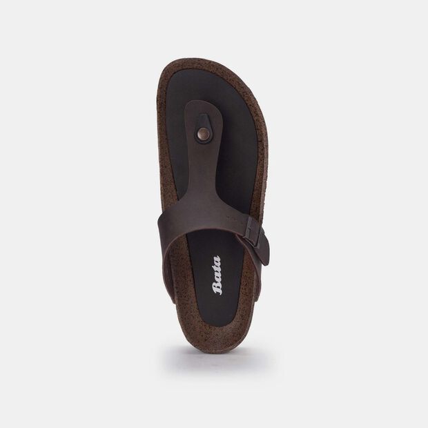 Bata Men Brown Sandal