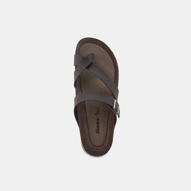 Bata Men Brown Sandal