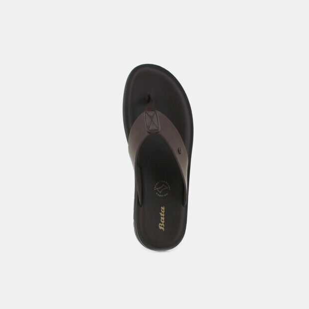 Bata Men Dk Brown Sandal