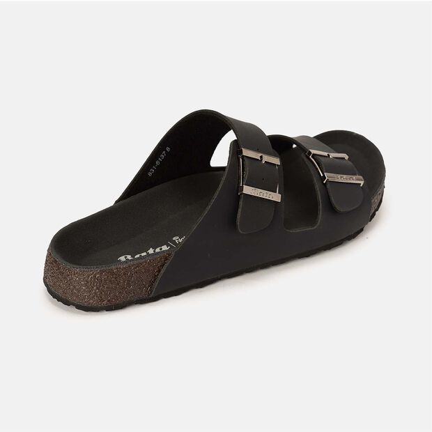 Bata Men Black Sandal