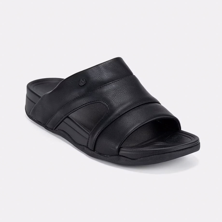 Bata Men Black Sandal