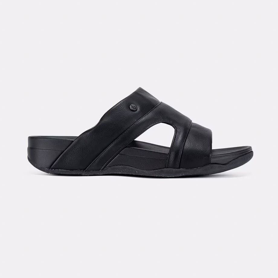 Bata Men Black Sandal