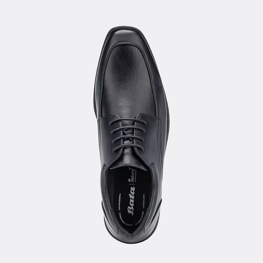 Bata Men Black Lace Up