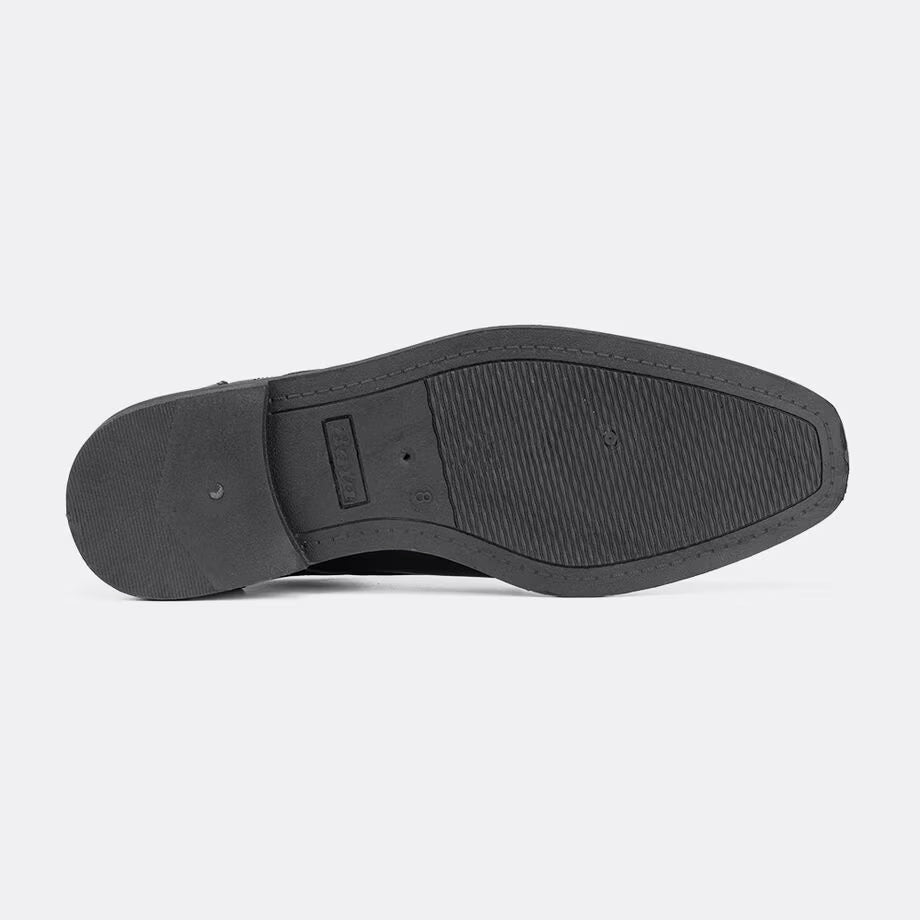 Bata Men Black Lace Up