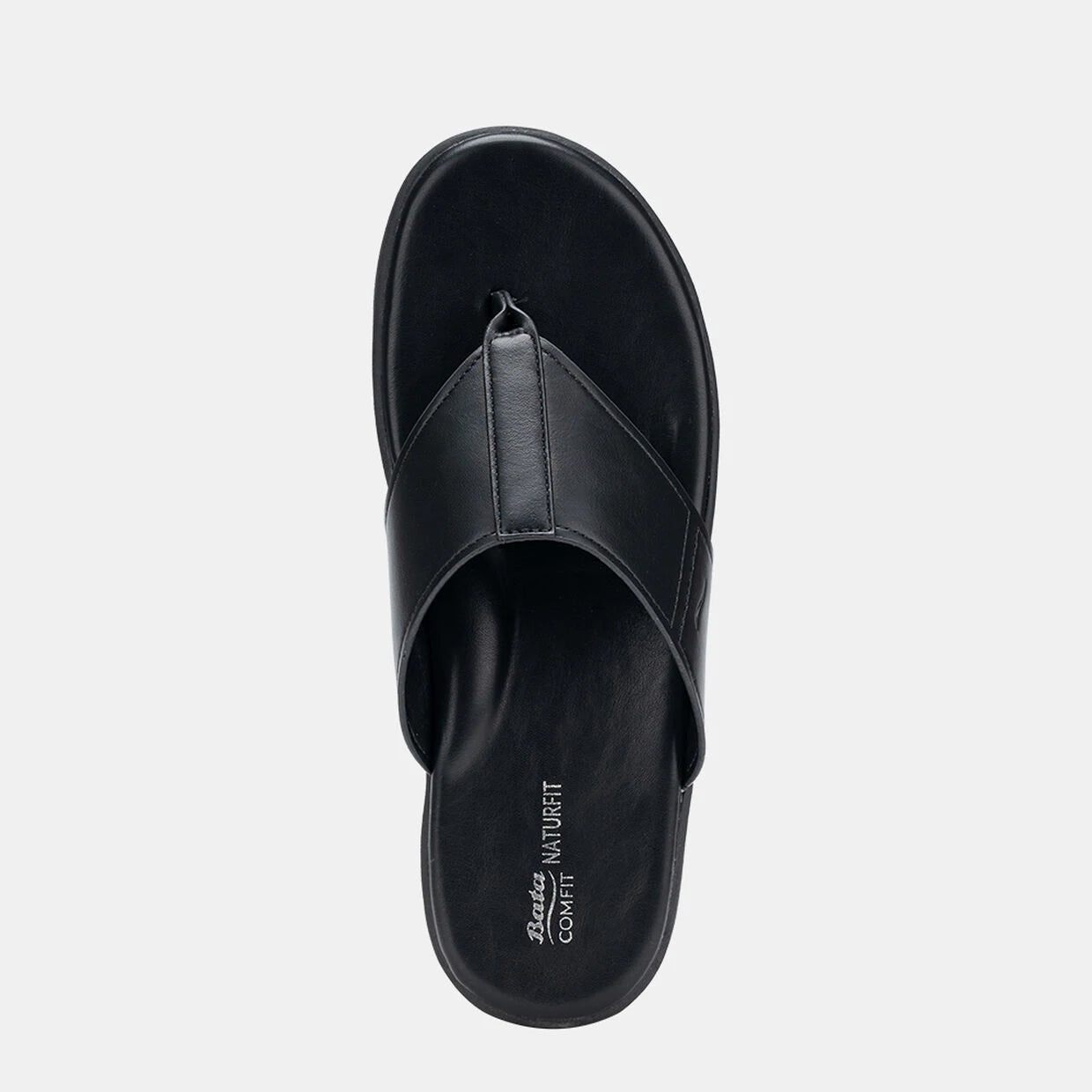 Bata Men Black Sandal