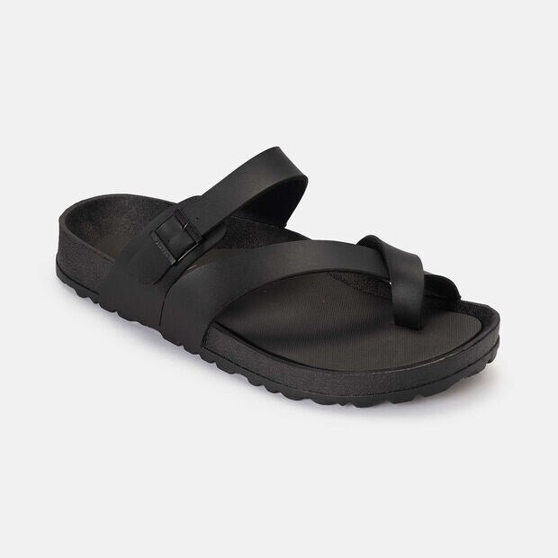 Bata Men Triple Black Sandal