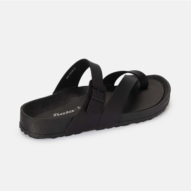 Bata Men Triple Black Sandal