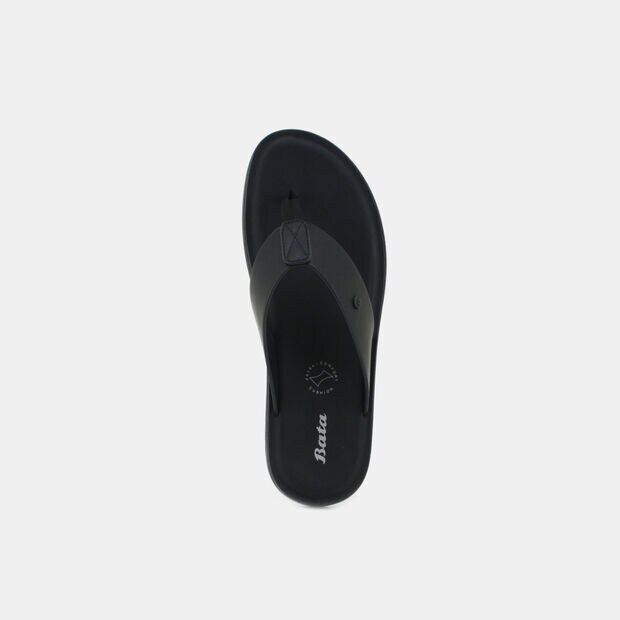 Bata Men Black Sandal