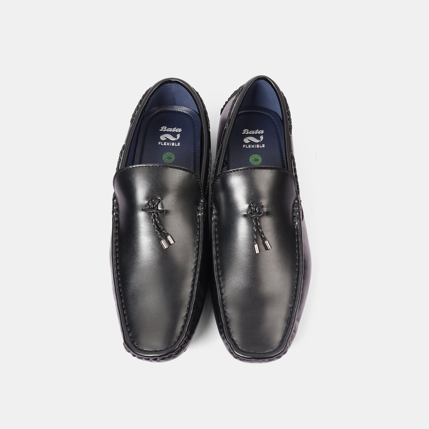 Bata Flexible Men Black Loafer