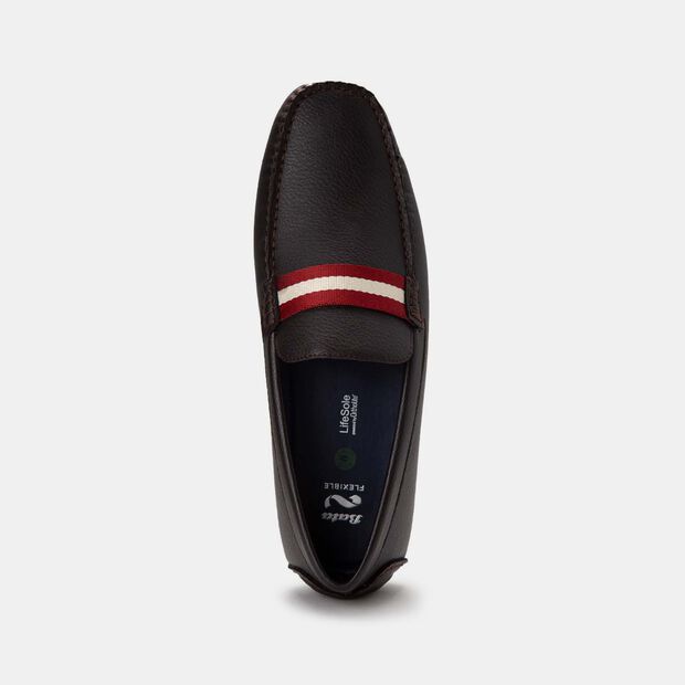 Bata Flexible Men Dk Brown Loafer