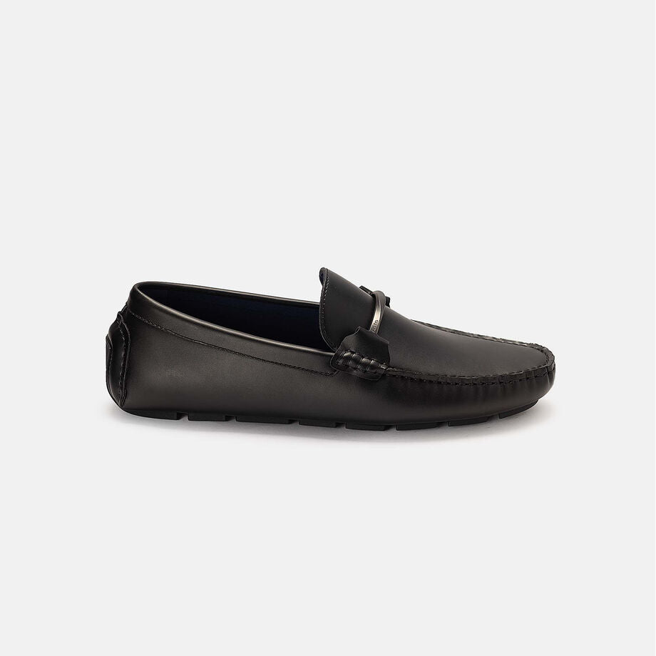 Bata Flexible Men Black Loafer