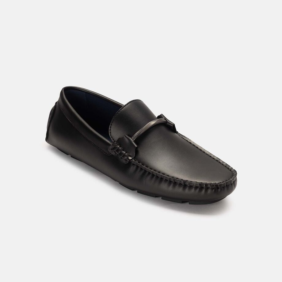 Bata Flexible Men Black Loafer
