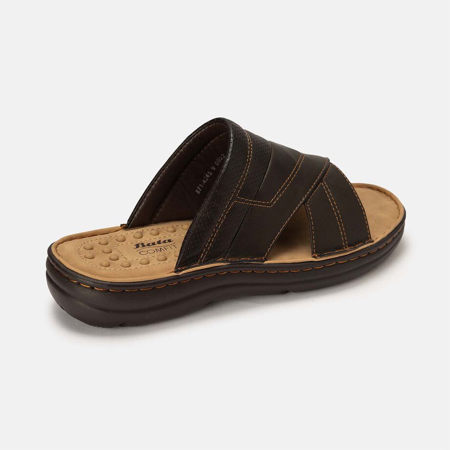 Bata Comfit Men Dark Brown Sandal