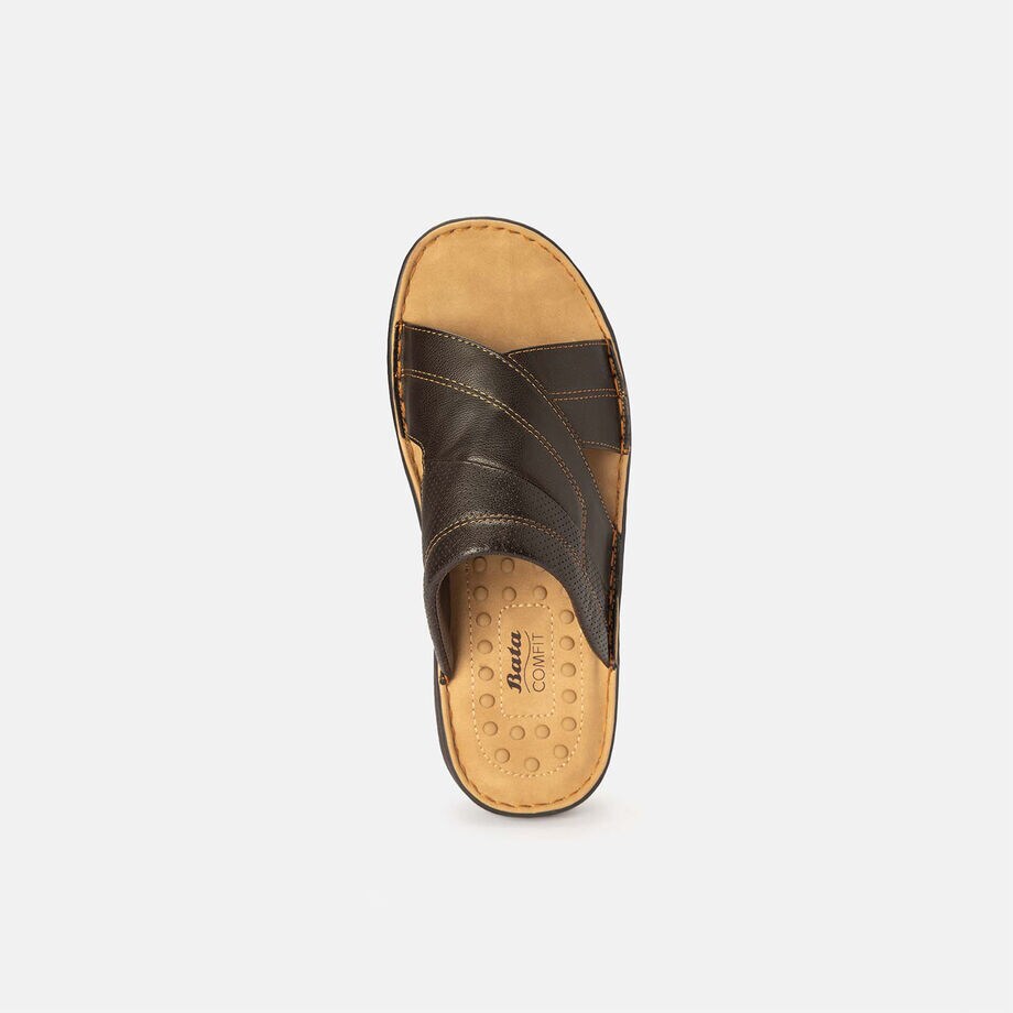 Bata Comfit Men Dark Brown Sandal
