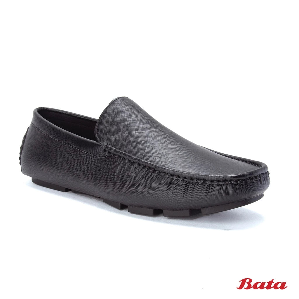 Bata Flexible Men Black Loafer